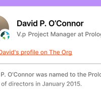 OCONNOR DAVID P profile photo
